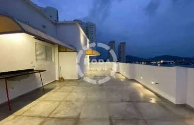 Cobertura duplex 4 suites 1 escritorio, churrasqueira gigante vista mar