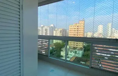 Apartamento para aluguel, 2 quartos, 2 suítes, 1 vaga, ponta da praia - santos/sp