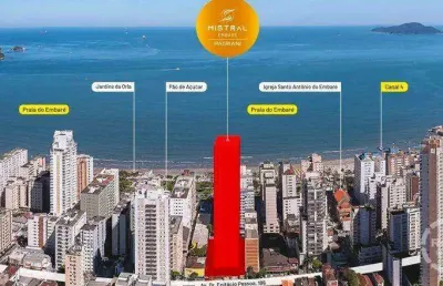 Apartamento à venda no embaré – alto padrão com vista para o mar