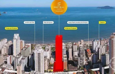 Apartamento à venda no embaré – alto padrão com vista para o mar | entrega prevista para 2028