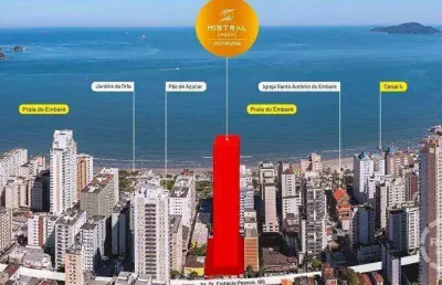 Apartamento à venda no embaré – alto padrão com vista para o mar | entrega prevista para 2028