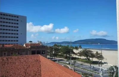 Para locação – amplo apartamento no coração do gonzaga, santos/sp
