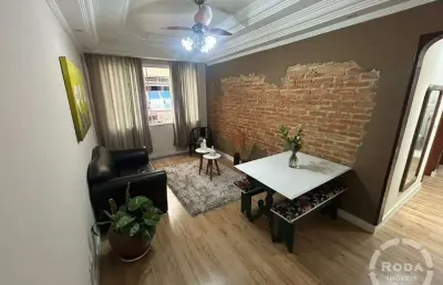 Venda - apartamento - 70m² | 2 dormitórios | 1 vaga de garagem - santos/sp