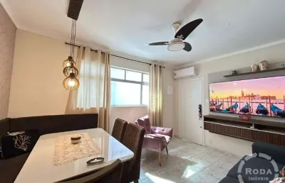 Apartamento 2 quartos á venda no marapé - santos sp