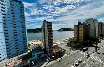 Apartamento à venda – 3 dormitórios, suíte, vista total para o mar – são vicente