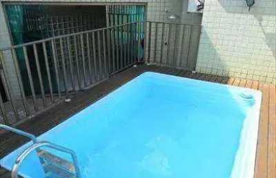 Cobertura duplex à venda – 242m² | 3 suítes | 3 vagas privativas | boqueirão – santos/sp