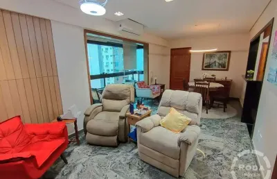 Excelente apartamento de 3 dormitórios na quadra da praia da aparecida em santos - sp