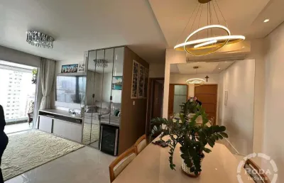 Apartamento mobiliado e decorado – 3 suítes – vista para o mar – embaré, santos/sp