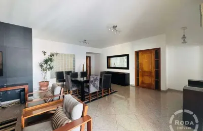 Apartamento alto padrão 240m² – 4 suítes, 3 vagas, lazer completo – gonzaga, santos/sp