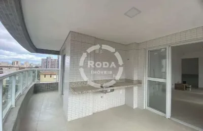 Descubra a elegância à beira-mar 2 suítes, varanda gourmet e terraço estendido no boqueirão, santos