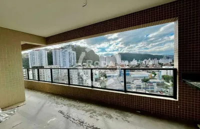 Apartamento com lazer no bairro do josé menino, quadra da praia, 02 quartos.