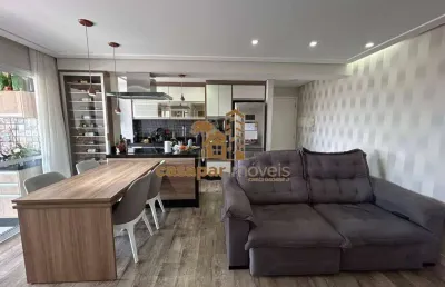 Apartamento à venda com 79m², lazer completo e sacada gourmet