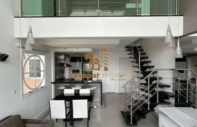 Loft duplex com 75m², vista para o ceret e  shopping analia franco