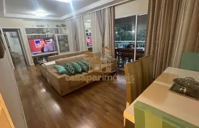 Apartamento à venda com 128m² no catalunya, 3 quartos e lazer completo