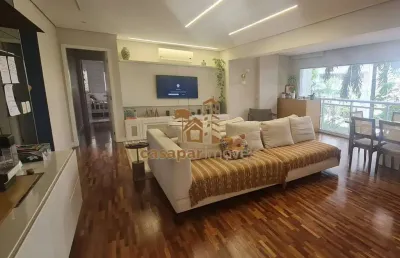 Apartamento para locação no mundi com 135m² e 3 suítes, lazer completo