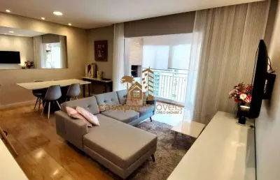Apartamento à venda com 96m², 3 quartos, sacada gourmet e lazer completo
