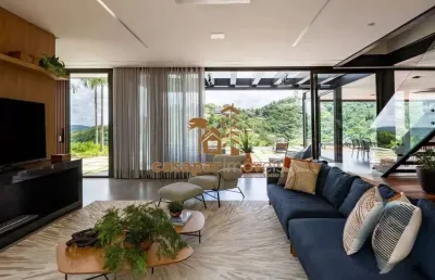 Casa em condomínio fechado em são roque, 550m² com 3 suítes e muito lazer
