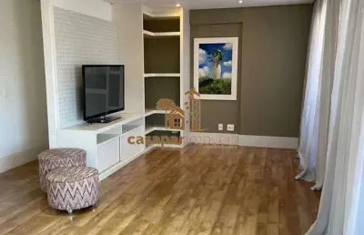 Excelente apartamento mobiliado para locação com 128m², 3 suítes e lazer