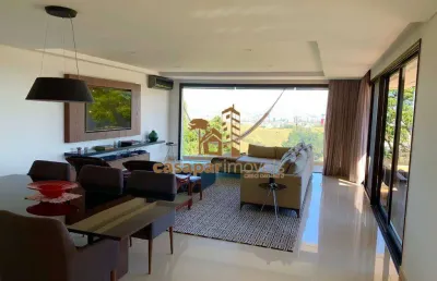 Casa para locação em condomínio fechado, 604m² e mobiliada com lazer
