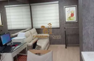 Apartamento studio à venda com 44m², mobiliado e decorado em santo andré