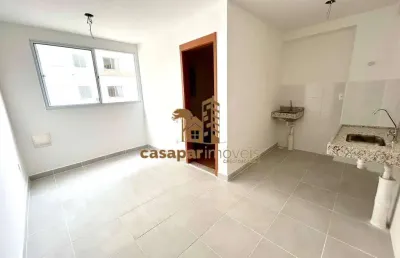 Apartamento novo para locação com 34m², 2 dormitórios e lazer completo