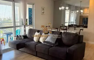 Apartamento à venda com 96m², 3 dormitórios com sacada gourmet e lazer