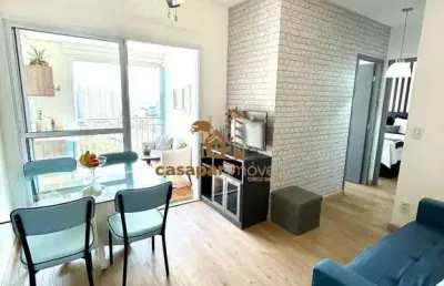 Apartamento à venda com 54m², com 2 dormitórios e lazer completo