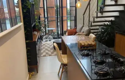 Loft à venda, campeche, florianópolis, - completamente mobiliado 1 vaga de garagem, localizado no n