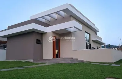 Linda casa à venda, em excelente condomínio em são joão do rio vermelho, florianópolis, sc