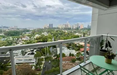 Apartamento para venda em barueri, melville empresarial i e ii, 1 dormitório, 1 banheiro, 1 vaga