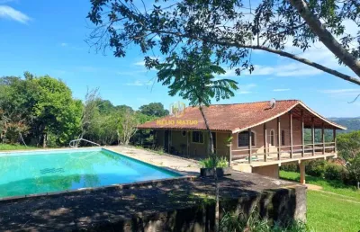 Chácara condomínio para venda em piracaia, condomínio 3 lagos - canedos, 4 dormitórios, 1 suíte, 2 banheiros