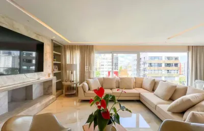 Elegance imóveis vende apartamento em andar alto com 170 m2 com 3 suítes finamente mobiliado 4 vagas box garagem petrópolis porto alegre