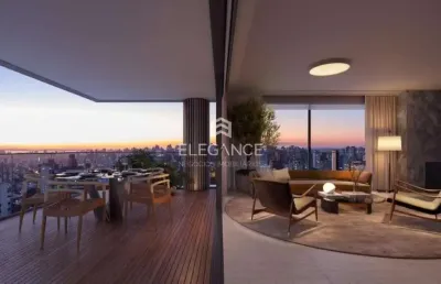 Elegance imóveis vende apartamento de luxo com 356 m2 privativos, 4 suítes, 4 vagas box garagem. prédio exclusivíssimo no bela vista porto alegre.