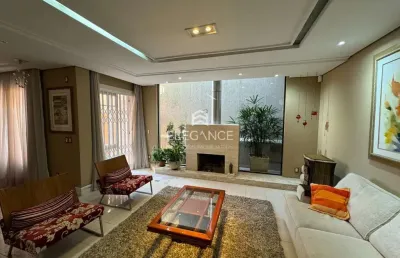Elegance imóveis vende residência linda desocupada com 4 dormitórios 3 suítes 4 vagas / box garagem, pátio com piscina no jardim lindóia porto alegre.