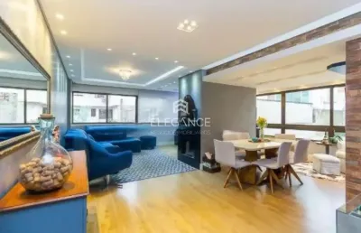 Elegance imóveis vende ótimo apartamento com 117 m2 3 dormitórios suíte 2 vagas box garagem piscina academia salão de  festas petrópolis porto alegre