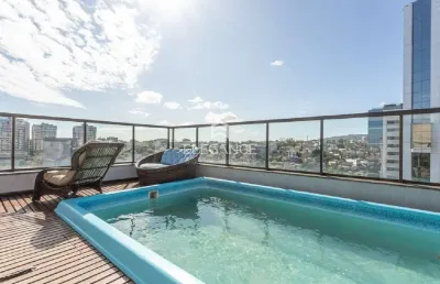 Cobertura com 3 quartos à venda na avenida general barreto viana, 1175, chácara das pedras, porto alegre, 240 m2 por r$ 1.961.000