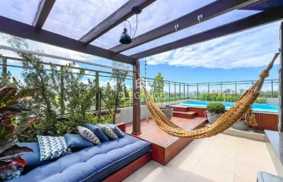 Elegance imóveis vende apartamento de cobertura com 4 dormitórios 2 suítes 4 vagas box garagem chácara das pedras porto alegre.