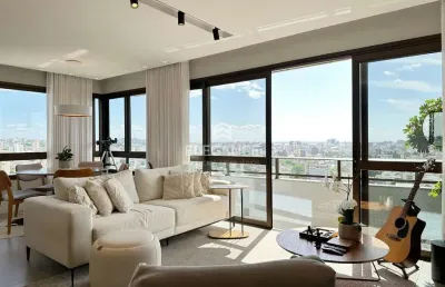 Apartamento para comprar 94 m2 privativos finamente decorado com 2 dormitórios 2 suítes 2 vagas box/garagem petrópolis porto alegre. elegance imóveis