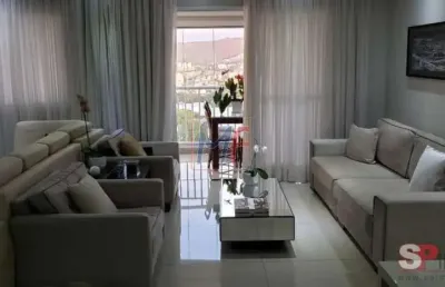 Ref 16.373 - lindo apto  centro de sbc, de 104 m² a.u., sendo 2 suítes, com living ampliada, sala de tv, de estar e de jantar cozinha, 2 vagas.