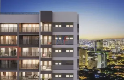 Excelente apto na pompéia, 33m² a.u., 1 dormitório, sala cozinha,  lazer. prox. allianz parque, sesc pompeia (ref 18.724)