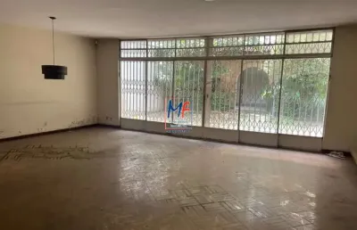 Excelente casa comercial vila nova conceição, 295m² a.u., zc,  4 quartos (1 suíte), sala, lareira, cozinha, área de serviço, edícula, 3 vagas. prox. hosp. são luís (ref 19.683)