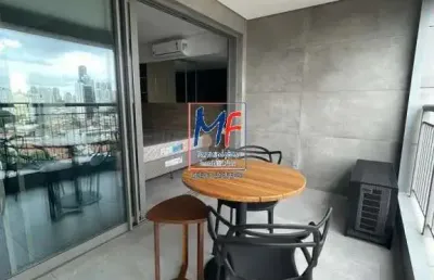 Excelente apartamento (studio) , 35,50 m²  a.u., 1 dormitório, banheiro, 1 vaga. no prédio mais alto de são paulo. ref: 19.842