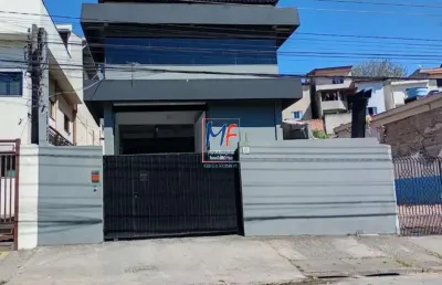 Excelente prédio comercial s. andré, 556 m² a.u., terreno 448 m2,  com 2 pavimentos, 3 banheiros, salas, garagem, portão eletrônico. prox. rua olavo hansen (ref 19.914)