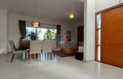 Excelente sobrado em cond. fechado em vinhedo sp, 236 m² a.c., 357 m² terreno, (3 suítes), sala, área gourmet, 4 vagas (ref 19.034)