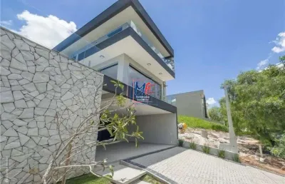 Excelente sobrado em cond. fechado em vinhedo/sp, 260m² a.u., 3 quartos (3 suítes), sala, espaço gourmet, piscina, 2 vagas (ref 19.044)