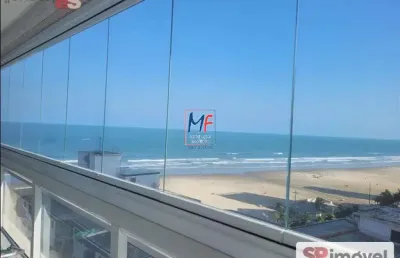 Excelente apto na praia grande sp,  com 2 dormitórios (2 suítes), sala, cozinha, varanda envidraçada, 2 vagas, lazer. prox.  av. pres. castelo branco (ref 19.970)
