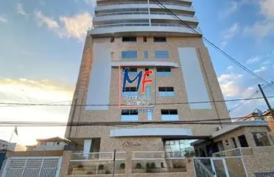 Excelente apto em são vicente/sp, com 126m² a.u., 2 dormitórios (2 suítes), sala com 2 ambientes, cozinha planejada, varanda, 2 vagas. aceita financiamento (ref 19.955)