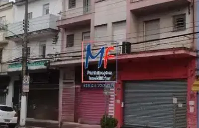 Excelente prédio comercial na mooca, 1200 m² a.u., com 15 apartamentos e 2 lojas comerciais. prox. rua da mooca . bom para renda.  (ref 19.763)