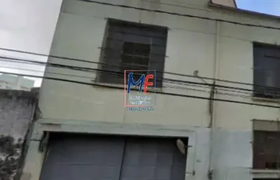 Excelente terreno localizado no bairro da mooca, com 2.800 m²  área construída e 2.517 m²  área terreno. zoneamento: zm. estuda parcelamento. ref: 20.280