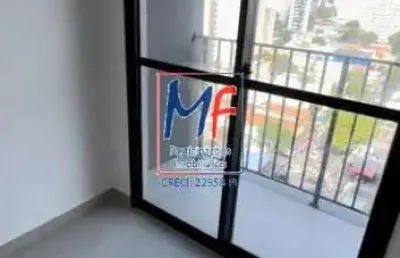 Excelente apto na vila olímpia, com 26m² a.u., 1 dormitório, sala, cozinha, banheiro, varanda, lazer. prox. shopping vila olímpia, metrô moema (ref 20.365)